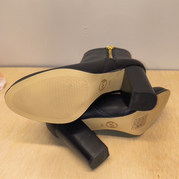 Michael Kors Black Heeled Boots - Picture 6 of 6